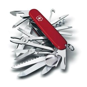 VICTORINOX Vreckový nôž SWISS CHAMP červený (7611160100634)