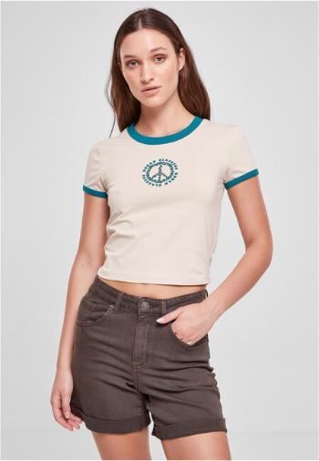 Urban Classics Ladies Stretch Jersey Cropped Tee softseagrass/watergreen - XXL