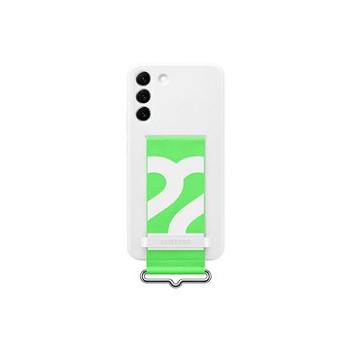Samsung Galaxy S22+ 5G Silikónový kryt s pútkom biely (EF-GS906TWEGWW)