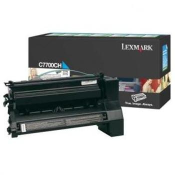 Lexmark C7700CH azúrový (cyan) originálny toner