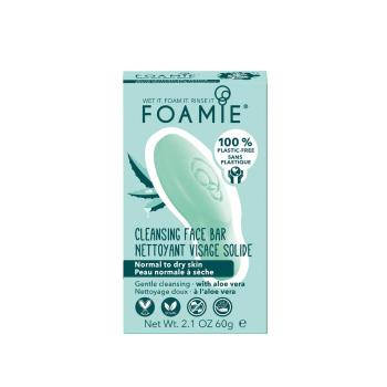 Foamie Pleťová péče pre normálnu až suchú pleť Aloe You Vera Much ( Clean sing Face Bar) 60 g