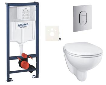 Závesný wc set do ľahkých stien / predstenová montáž GROHE Bau Ceramic SIKOGRSBAUA