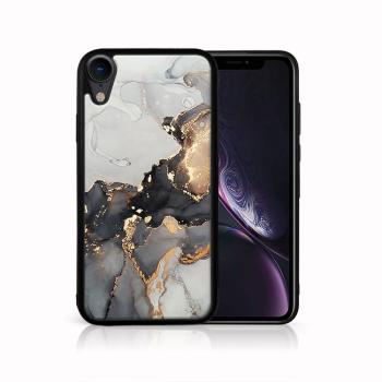 MY ART Ochranný obal Apple iPhone XR GREY MARBLE (140)