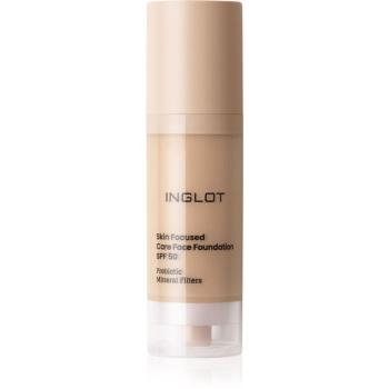 Inglot Skin Focused Care Face Foundation SPF 50 krycí make-up SPF 50 odtieň 304 Classic Beige 30 ml
