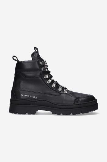 Kožené workery Filling Pieces Mountain Boot čierna farba, 63322901861