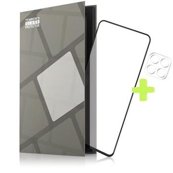 Tempered Glass Protector rámčekové pre Samsung Galaxy M53 5G + sklo na kameru (TGR-SGM53-BL)