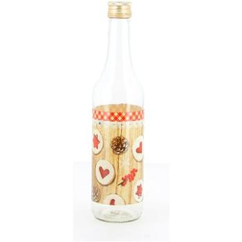 Cerve fľaša s viečkom 0,5 l dekor LINECKÉ (X30224)