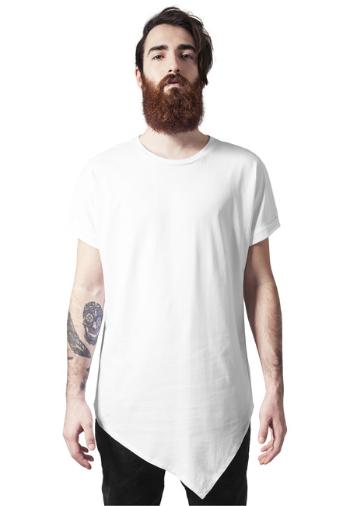 Urban Classics Asymetric Long Tee white - XL