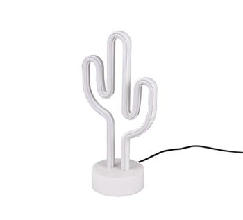 LED stolová lampa Reality Cactus biela R55220101