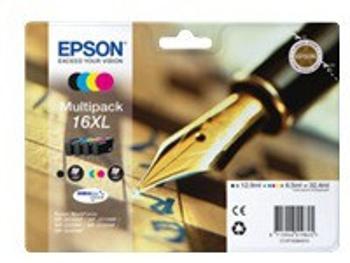 Epson T16364012, T163640, 16XL azúrová/purpurová/žltá/čierná (cyan/magenta/yellow/black) originálna cartridge