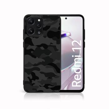 MY ART Ochranný kryt pre Xiaomi Redmi 12 BLACK CAMO (234)