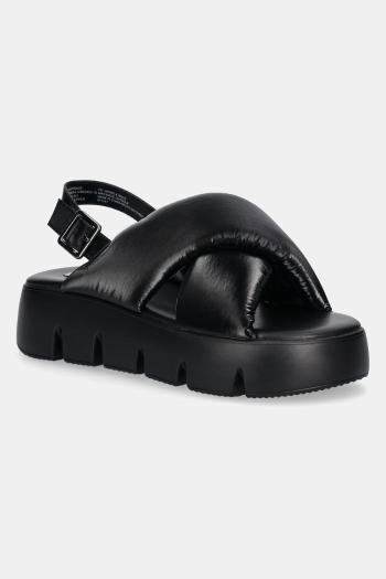 Sandále Steve Madden Backtrack dámske, čierna farba, na platforme, SM11003784
