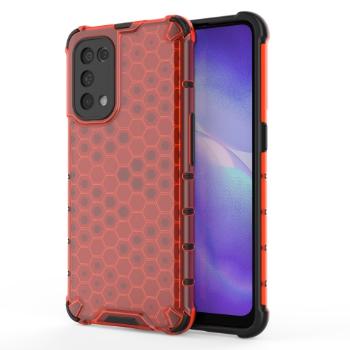 HONEYCOMB Ochranný kryt Oppo Reno5 5G červený