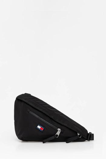 Ľadvinka Tommy Jeans čierna farba, AM0AM13392