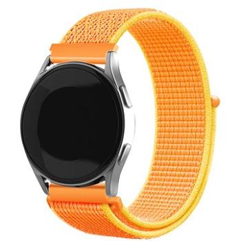 Eternico Airy Universal Quick Release 20 mm Carrot Orange and Yellow edge (AET-UN20AY-CaOrY)