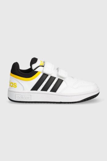 Detské tenisky adidas Originals HOOPS 3.0 CF C biela farba