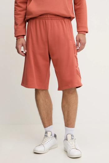 Bavlnené šortky EA7 Emporio Armani oranžová farba, AF10432.7M000153