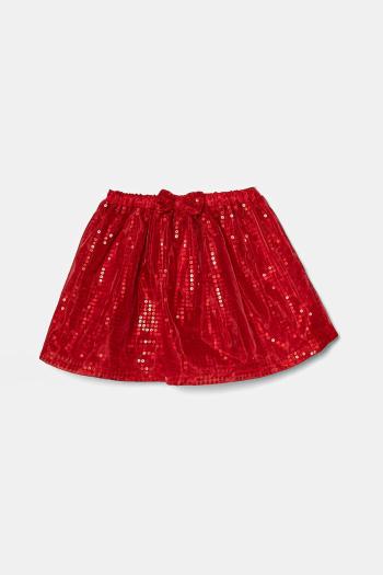 Sukňa United Colors of Benetton červená farba, mini, áčkový strih, 42R4G000X