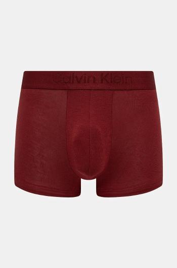 Boxerky Calvin Klein Underwear pánske, bordová farba, 000NB3979A