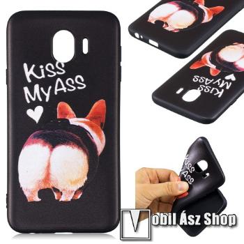 Szilikon védő tok / hátlap - Kiss My Ass MINTÁS - SAMSUNG SM-J400F Galaxy J4 (2018)