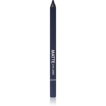 Gosh Matte ceruzka na oči s matným efektom odtieň 009 Midnight Blue 1.2 g