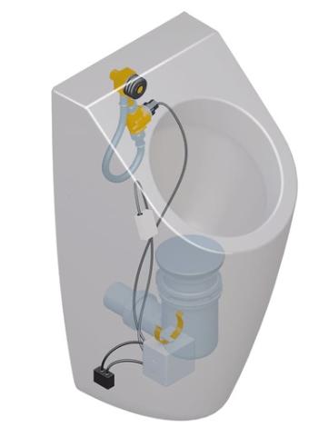 Radarové ovládání splachování ProDetect 2 pro pisoár, bateriové napájení 9190B100