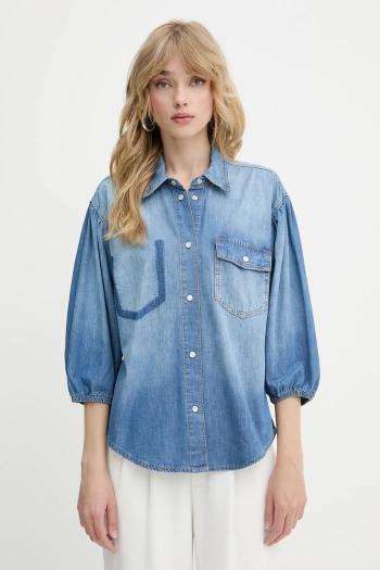 Rifľová košeľa Pinko regular, s klasickým golierom, 104629 A2DT