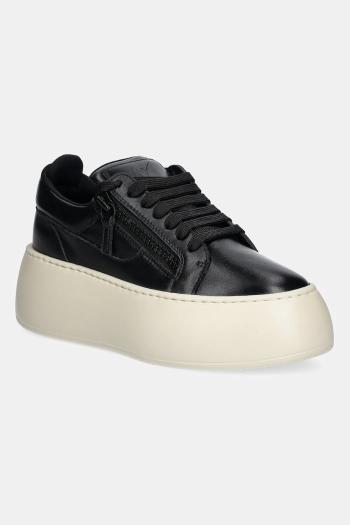 Kožené tenisky Giuseppe Zanotti Alma čierna farba, RS50009.001