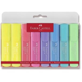 Faber-Castell Textliner 1546 pastelové - sada 8 farieb (154681)