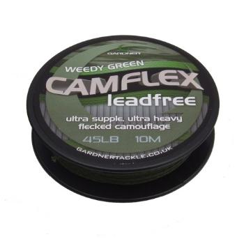 Gardner bezolovnatá šnúrka camflex leadfree 10 m - weedy green - 45 lb