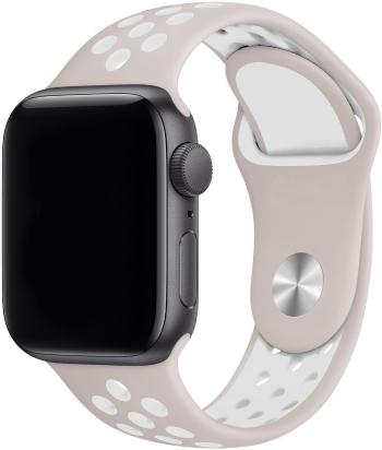 Szíj Eternico Sporty Apple Watch 38mm / 40mm / 41mm - Cloud White and Beige