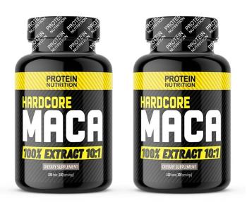 1+1 Zadarmo: Hardcore Maca - Protein Nutrition 100 tbl. + 100 tbl. 