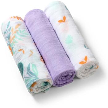 BabyOno Take Care Natural Bamboo Diapers látkové plienky Purple 3 ks