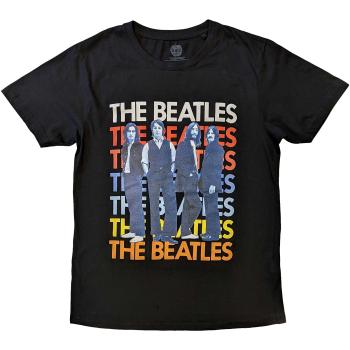 The Beatles tričko Iconic Multicolour Čierna XXL