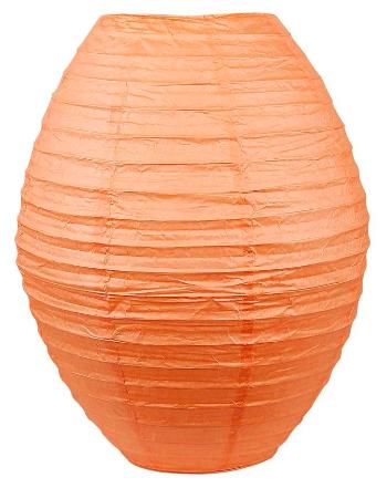 Stropná lampa oranžová papierová3491400-18