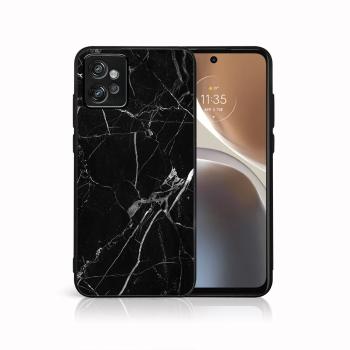 MY ART Ochranný kryt pre Motorola Moto G32 BLACK MARBLE (142)