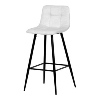 Barová stolička Autronic 43x101 cm biela látka AUB-X7015 WT2