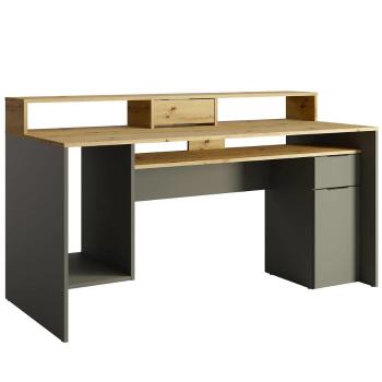 Íróasztal 1d1sz 60 Nfsc B Grafit Rex