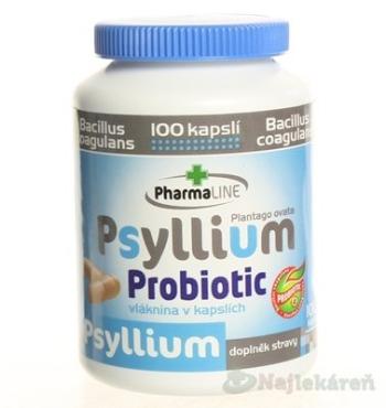 PharmaLINE Psyllium Probiotic výživový doplnok, 100ks