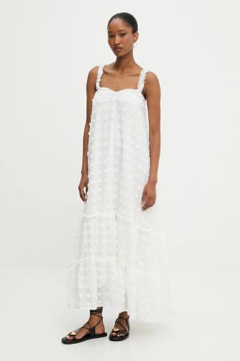 Šaty Answear.LAB biela farba, maxi, oversize