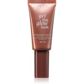 Paese Get The Glow Look Illuminating Foundation ľahký make-up s rozjasňujúcim účinkom SPF 20 odtieň 4W Medium Beige 30 ml