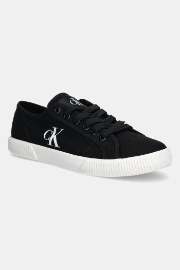 Tenisky Calvin Klein Jeans ESS VULC LOW CV MG WN čierna farba, YW0YW01762