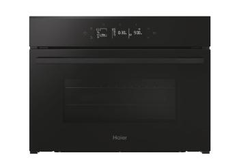 Kompaktná mikrovlnná rúra s grilom a viacúrovňovým pečením (kruhové výhrevné teleso) Haier čierna 38900761