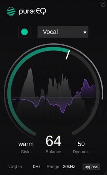 Sonible Sonible pure:EQ (Digitálny produkt)