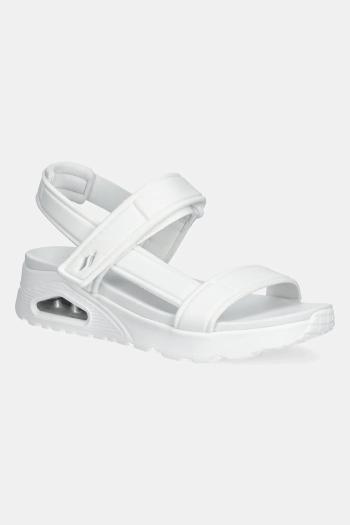 Sandále Skechers UNO dámske, biela farba, na kline, 119813