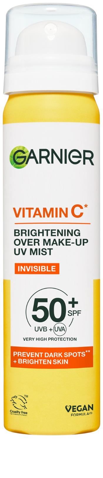 Garnier Rozjasňujúca pleťová hmla SPF 50+ Vitamín C (Brightening Over Make-up UV Mist) 75 ml
