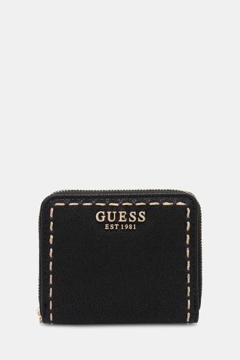 Peňaženka Guess NASTRA dámska, čierna farba, SWBG96 37137