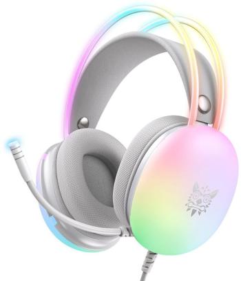 Onikuma X25 Full Illuminated RGB Wired Gaming Headset Multi-Šedá PC slúchadlá