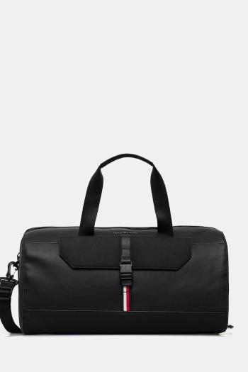 Taška Tommy Hilfiger čierna farba, AM0AM13481