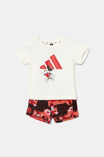 Sada pre bábätká adidas červená farba, JF3625